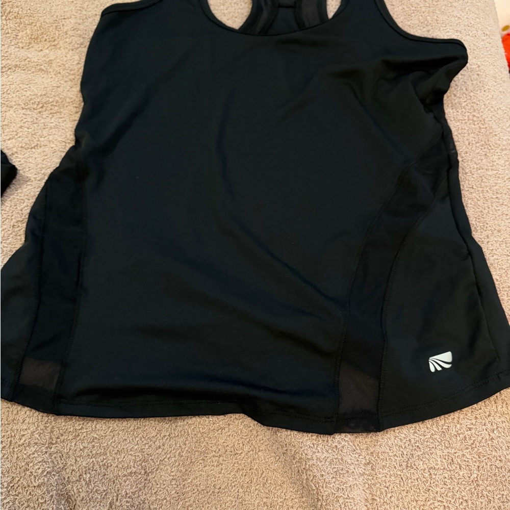 Marika Black Performance Tank Top